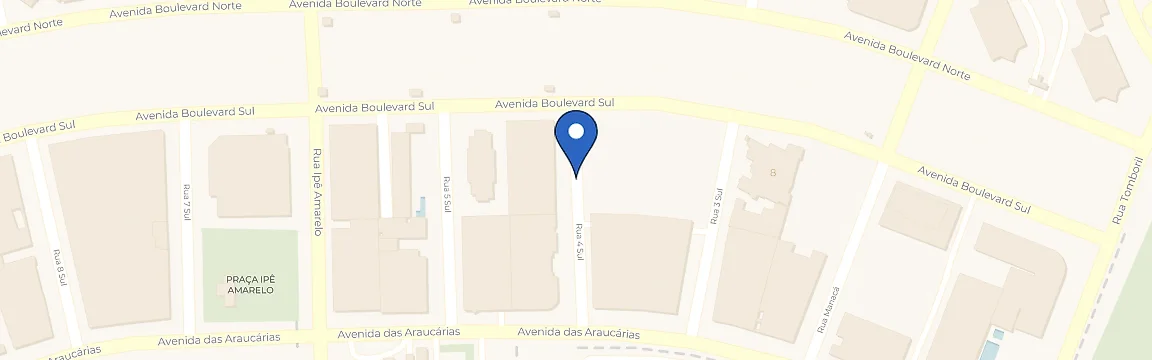 Mapa com a localização da estação Carenergy - Oscar Freire