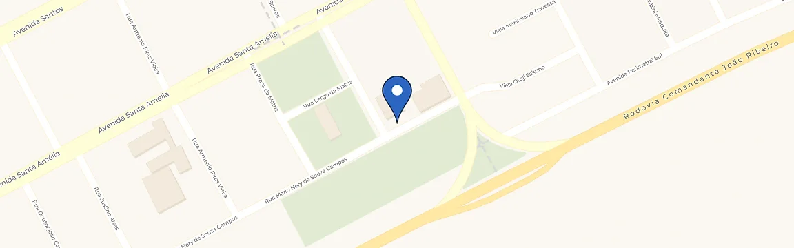 Mapa com a localização da estação Churrascaria Varanda de Quintana