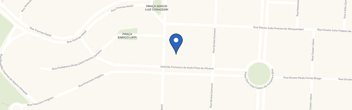 Mapa com a localização da estação Auto Posto Mairinque