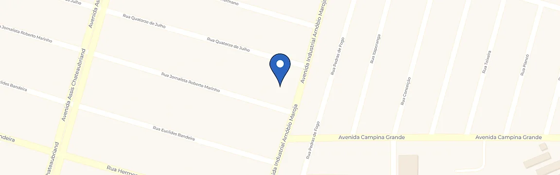 Mapa com a localização da estação Sinapse Solar - Supermercado Edilicya - Estacionamento Lateral