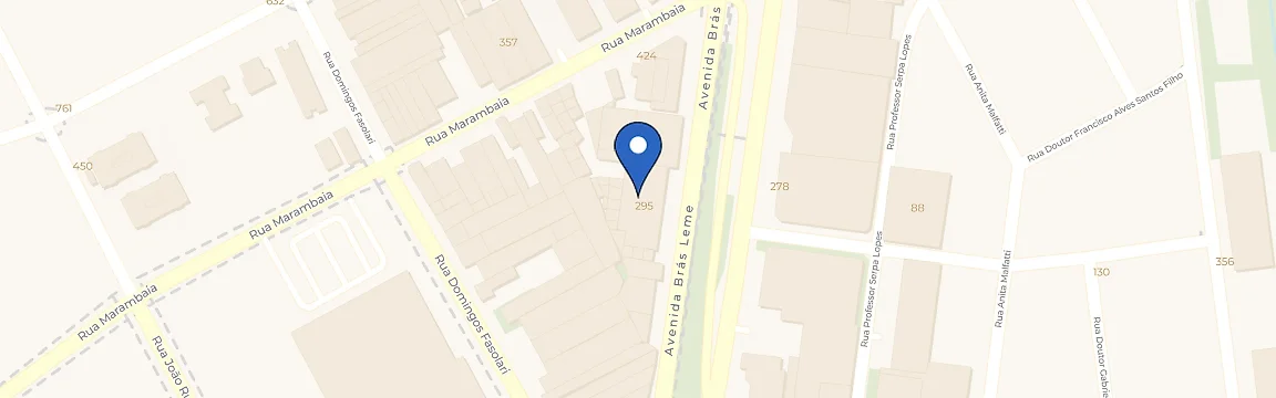 Mapa com a localização da estação Voltta - Sorana Volkswagen