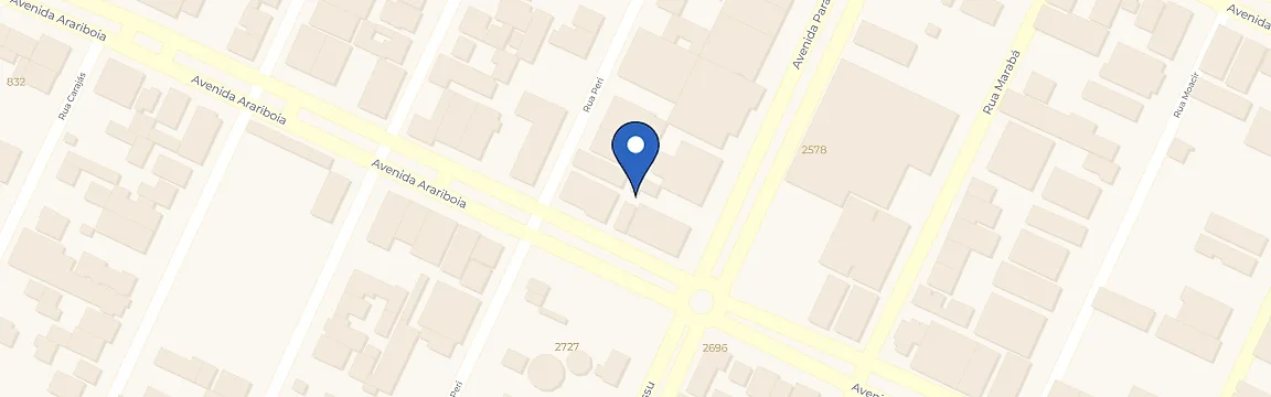 Mapa com a localização da estação Flowt & Buffon