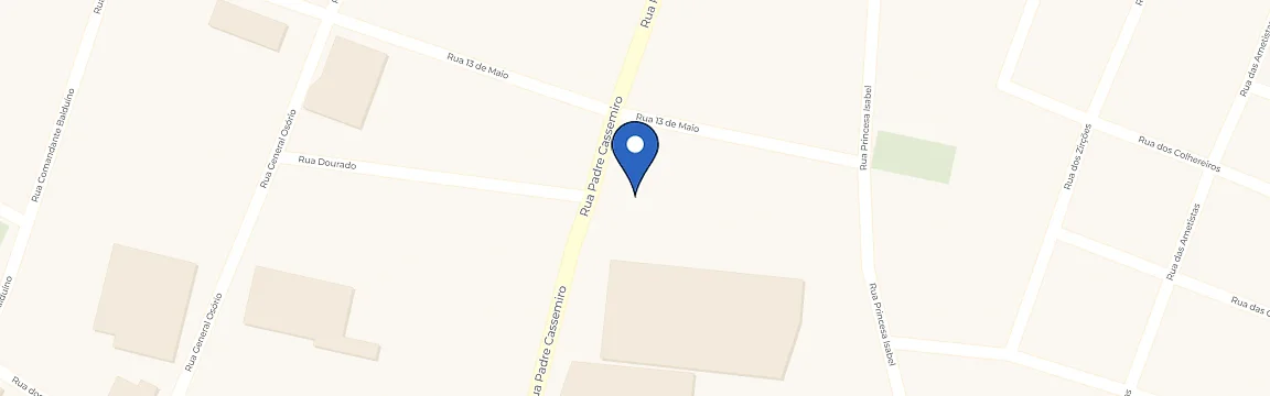 Mapa com a localização da estação Juba Center