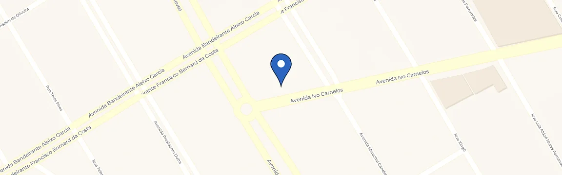 Mapa com a localização da estação 40kw