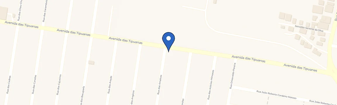 Mapa com a localização da estação Posto Madri