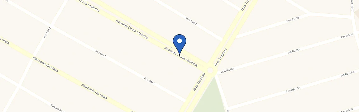 Mapa com a localização da estação Casa
