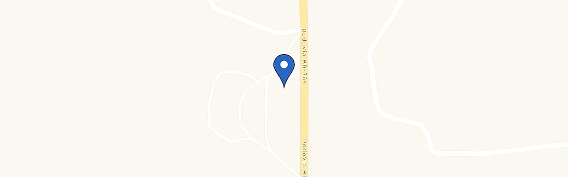 Mapa com a localização da estação Auto Posto Patrão Cacoal