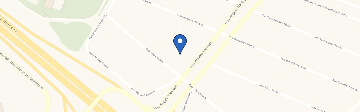 Mapa com a localização da estação Amizade