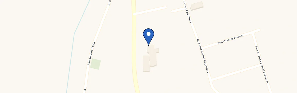 Mapa da estação Casa Fagundes