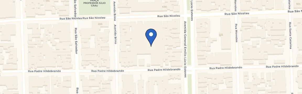Mapa da estação Casco Blindagens