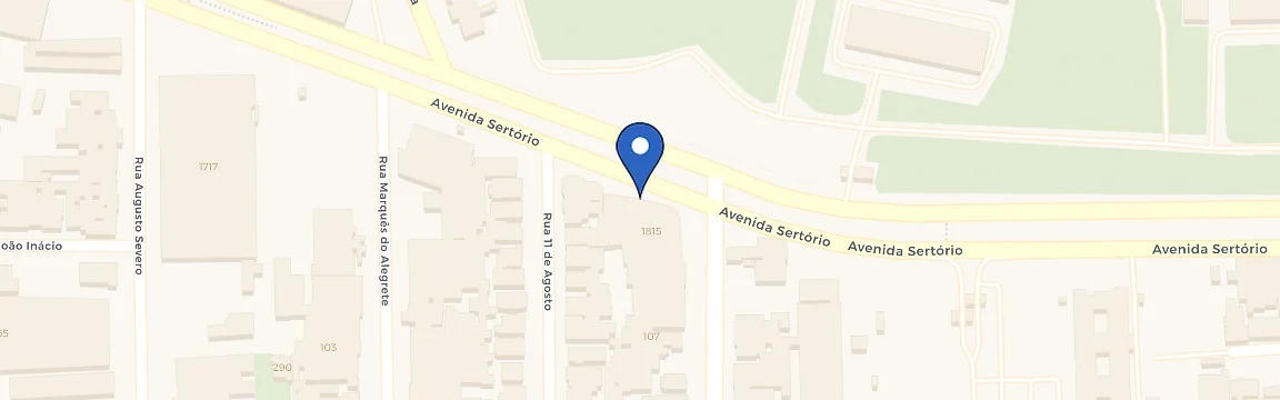 Mapa da estação Porsche Center Porto Alegre