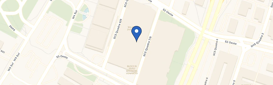 Mapa da estação Shopping Venâncio