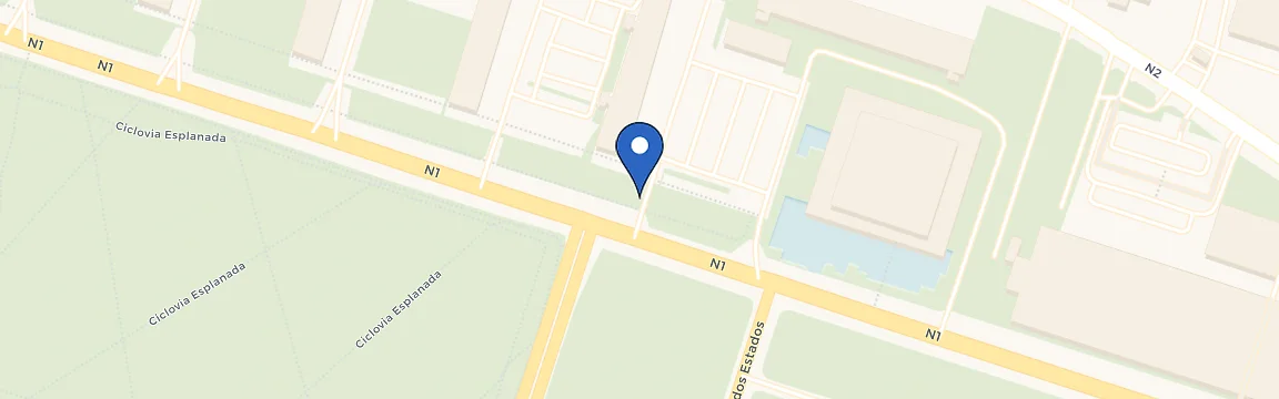 Mapa da estação Ministério Da Infraestrutura