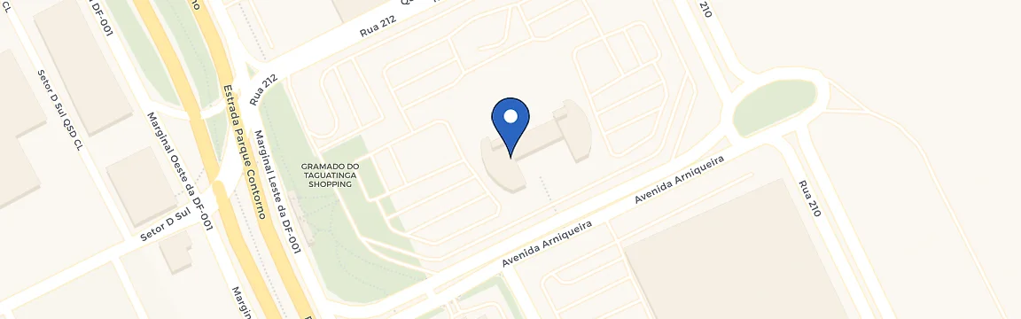 Mapa da estação Poe - Taguatinga Shopping