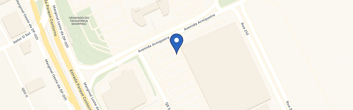 Mapa da estação Assaí Atacadista - Taguatinga