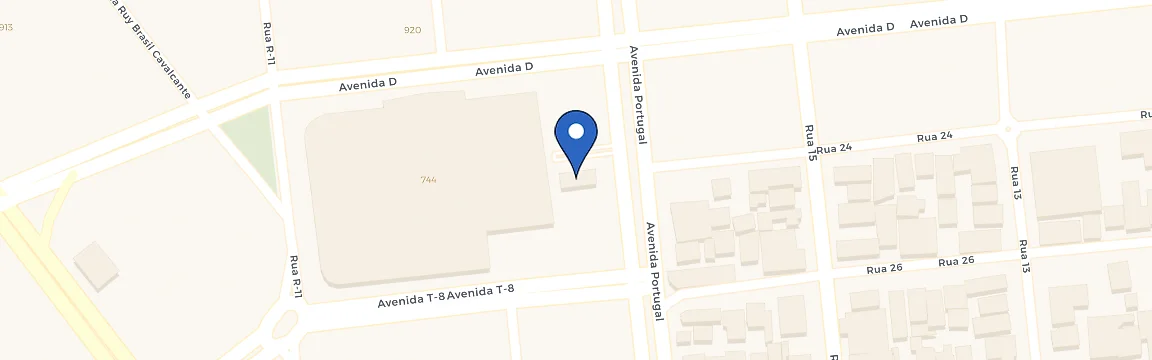 Mapa da estação Assaí Atacadista - Goiânia Portugal