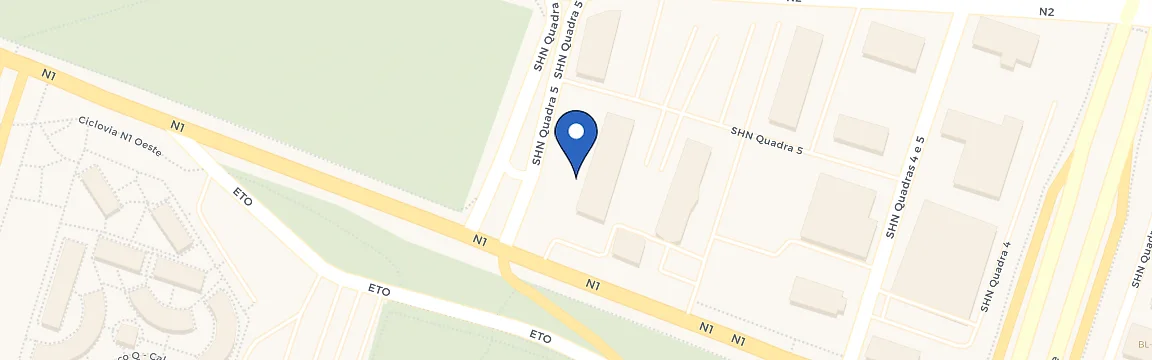Mapa da estação B Hotel Brasília