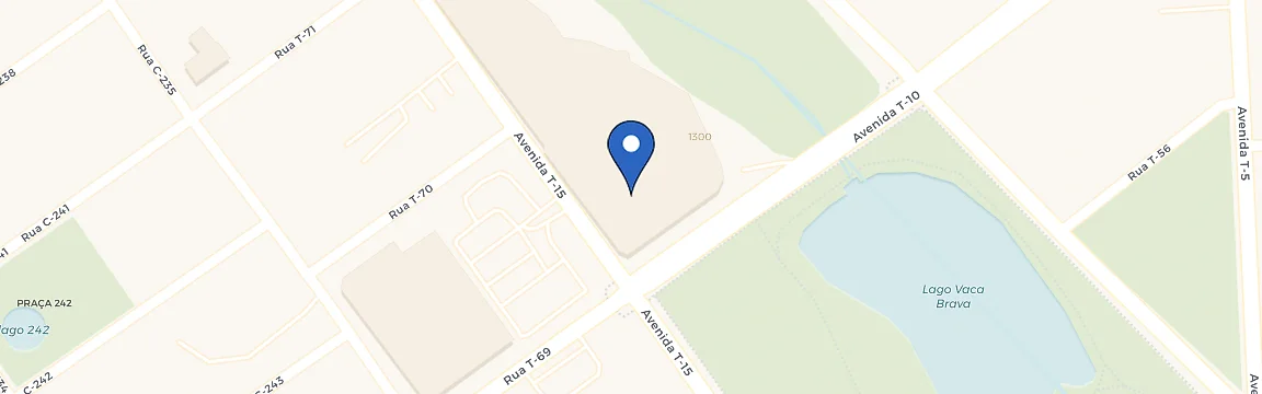 Mapa da estação Goiânia Shopping