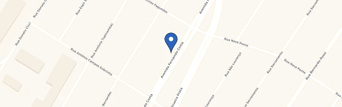 Mapa da estação Euroville BMW Uberaba
