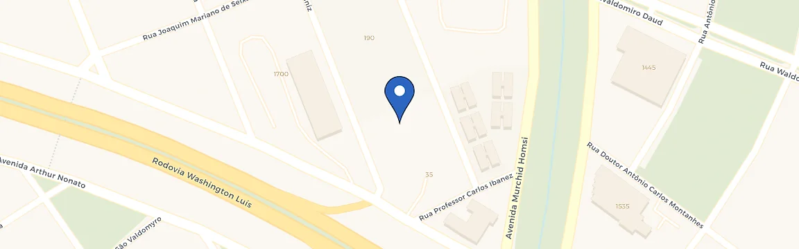 Mapa da estação Hotel Nacional De Rio Preto