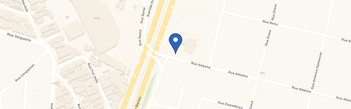 Mapa da estação Centro Comercial - Av. Presidente Tancredo Neves