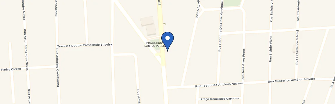 Mapa da estação Cacule Palace Hotel