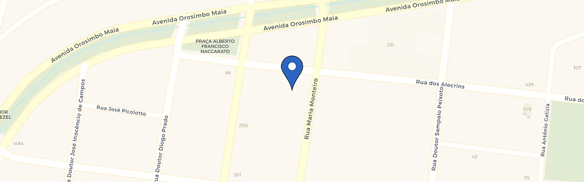 Mapa da estação HS Recharge - Jeronimo Alecrins