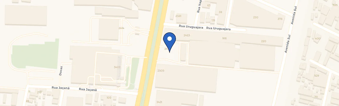 Mapa da estação Deskontão Atacado