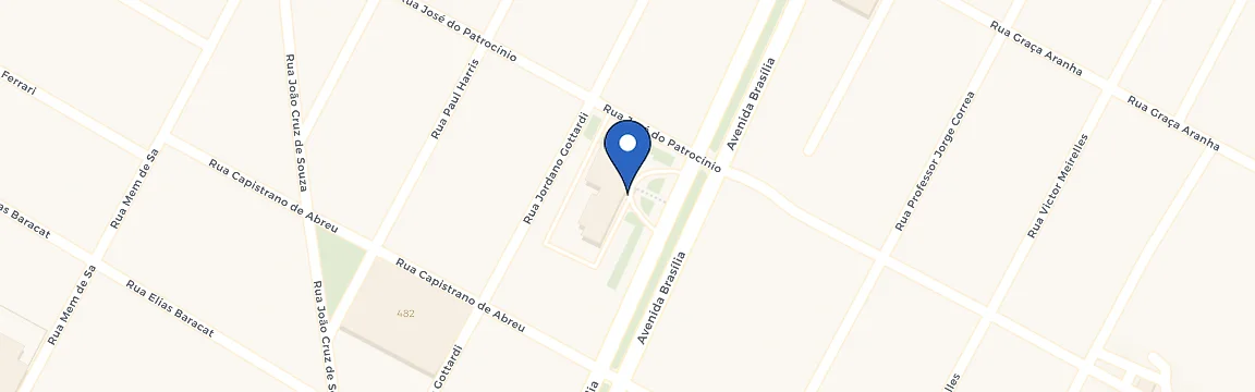 Mapa da estação Íbis Araçatuba Sp