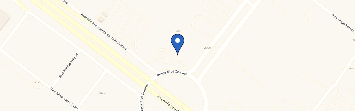 Mapa da estação Hotel Village Inn