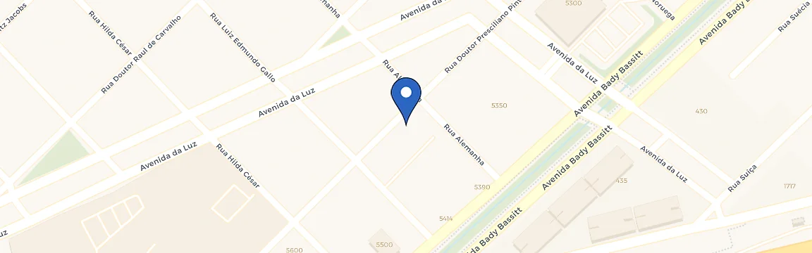 Mapa da estação Churrascaria Farroupilha