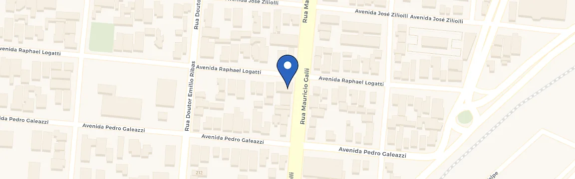 Mapa da estação Ramelli Poste Padrão CPFL