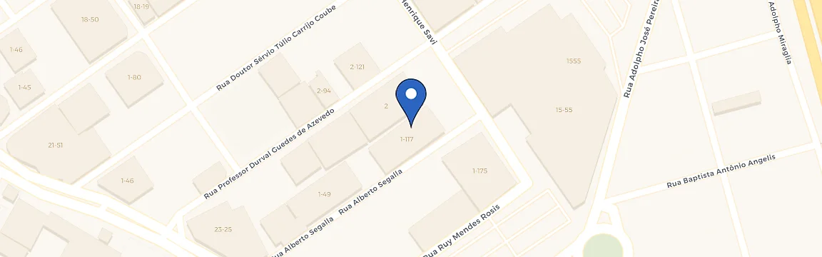 Mapa da estação Bauru Shopping
