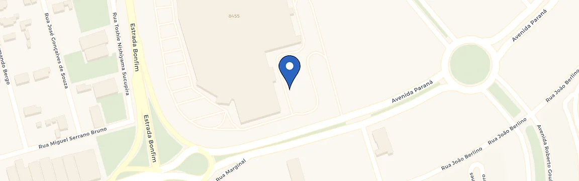 Mapa da estação Shopping Palladium Umuarama