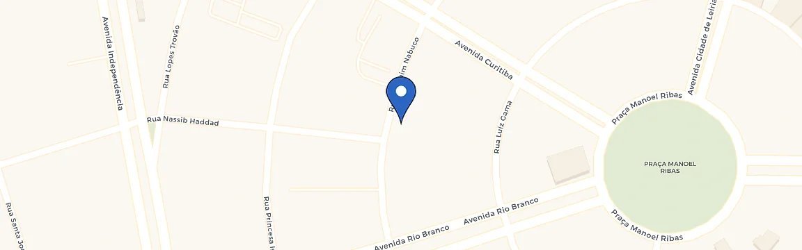 Mapa da estação Odontologia Perini