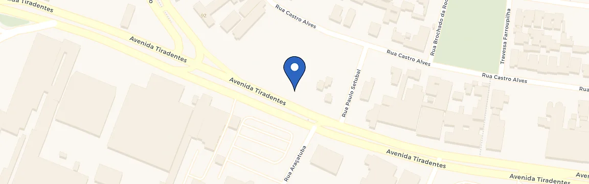 Mapa da estação Concessionária Volvo - Escandinávia Londrina