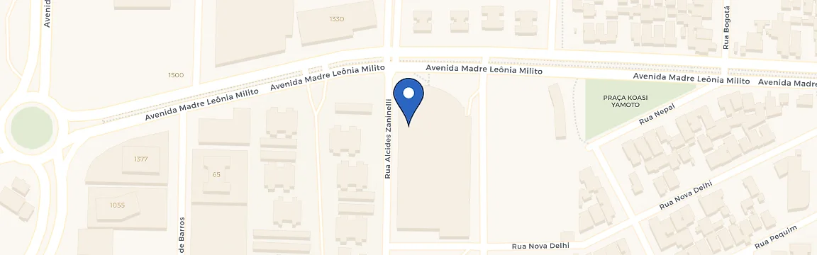 Mapa da estação Super Muffato Madre