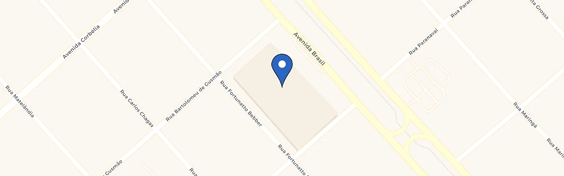 Mapa da estação BioWatts - Irani Supermercado