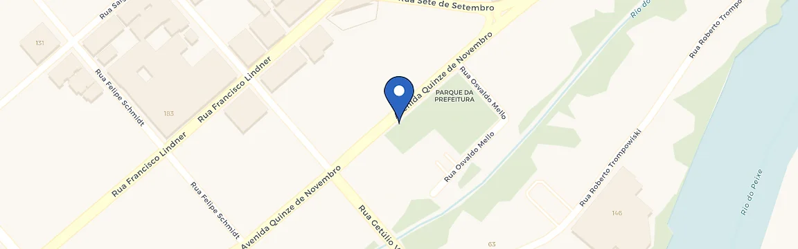 Mapa da estação Prefeitura Municipal De Joaçaba