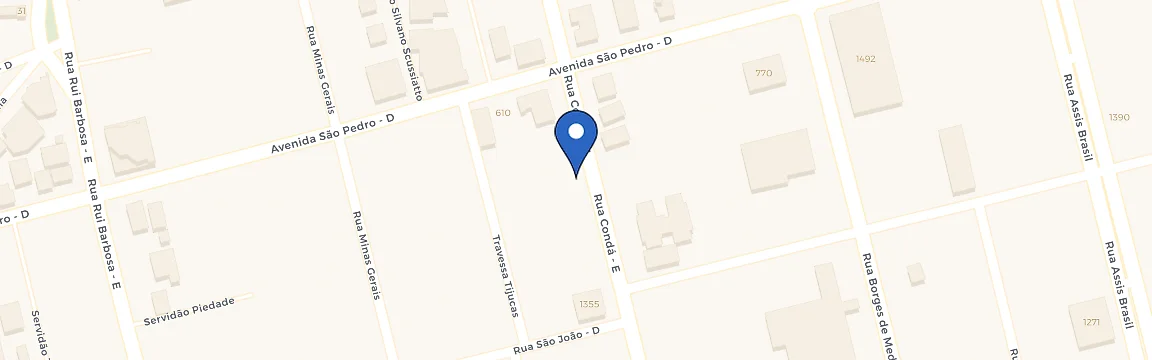 Mapa da estação RNunes Representações