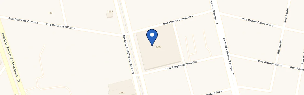 Mapa da estação Dmauto Chevrolet