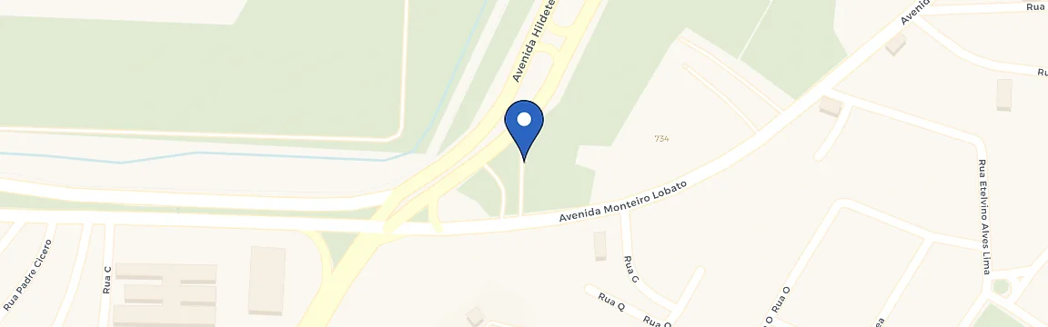Mapa da estação Posto Petrox