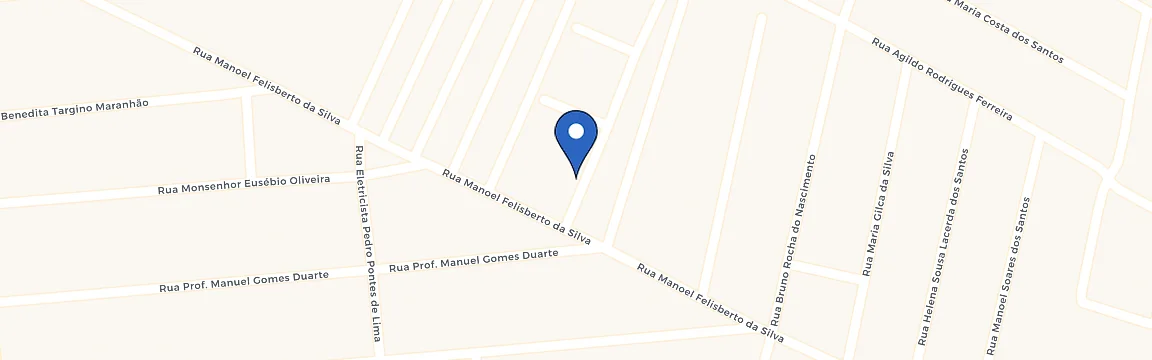 Mapa da estação Residencial Beija Flor