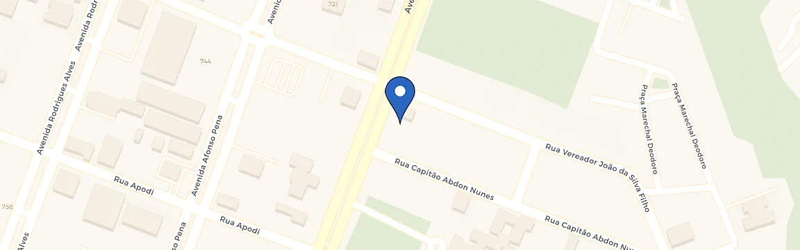 Mapa da estação Posto Monte Belo Hermes