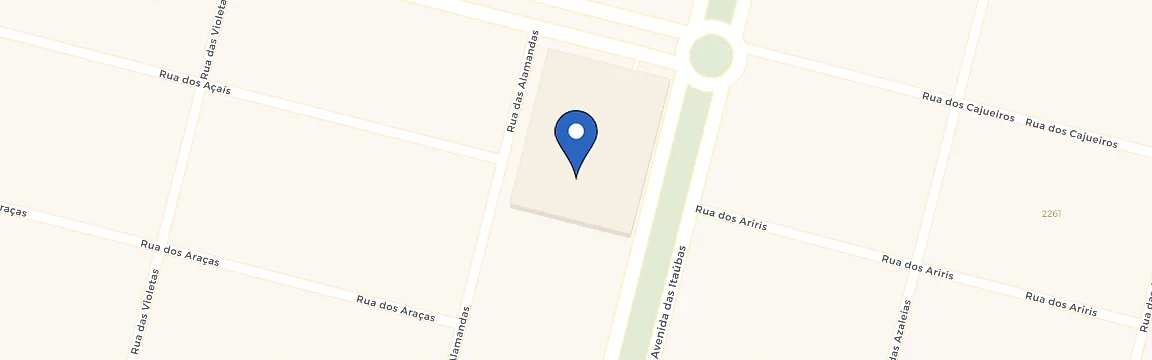 Mapa da estação Supermercado Machado Itaúbas