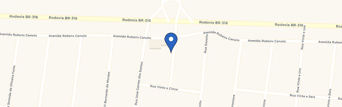 Mapa da estação Posto Chá Do Pilar