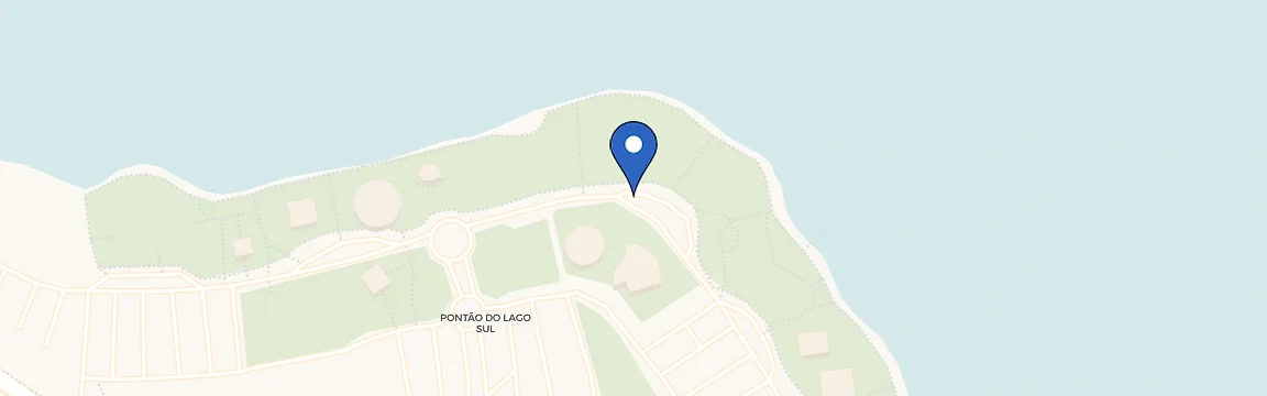 Mapa da estação Pontão Do Lago Sul
