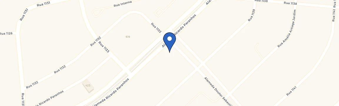 Mapa da estação M Motors