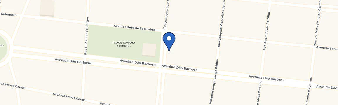 Mapa da estação Via Jovem