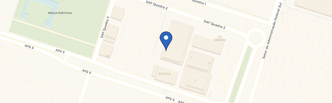 Mapa da estação Via Office